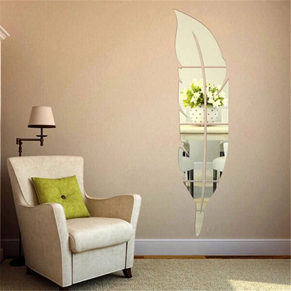 acrylic mirror on the wall