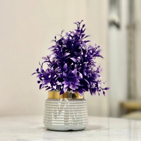 a small potted plants on the table